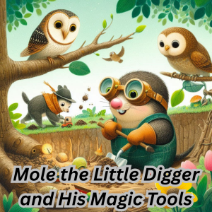 MOLE THE LITTLE DIGGER AND HIS MAGIC TOOLS