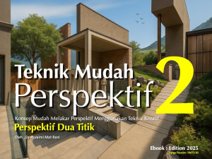 Teknik Mudah Melukis, Perspektif Dua Titik