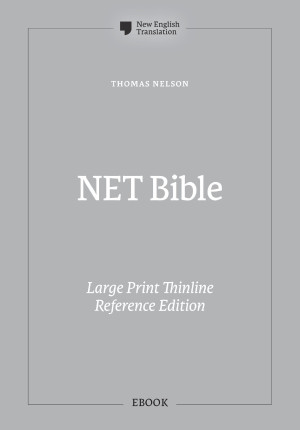 NET Bible, Large Print Thinline with Cross References