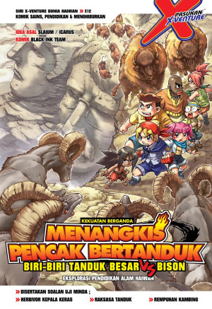 X-VENTURE DUNIA HAIWAN E12: MENANGKIS PENCAK BERTANDUK: BIRI-BIRI TANDUK BESAR VS BISON
