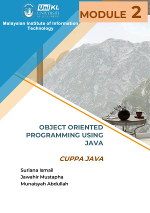 Object Oriented Programming Using JAVA CUPPA JAVA Module 2