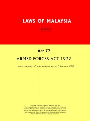 Act 77 ARMED FORCES ACT 1972